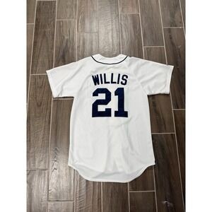 Vintage Detroit Tigers Dontrelle Willis Majestic Authentic Sz M Jersey White